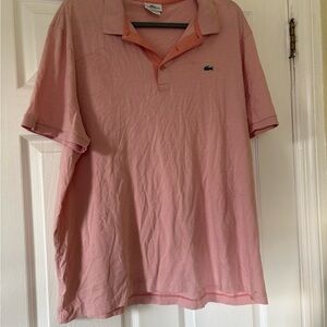Lacoste Cotton Polo in Soft Pink